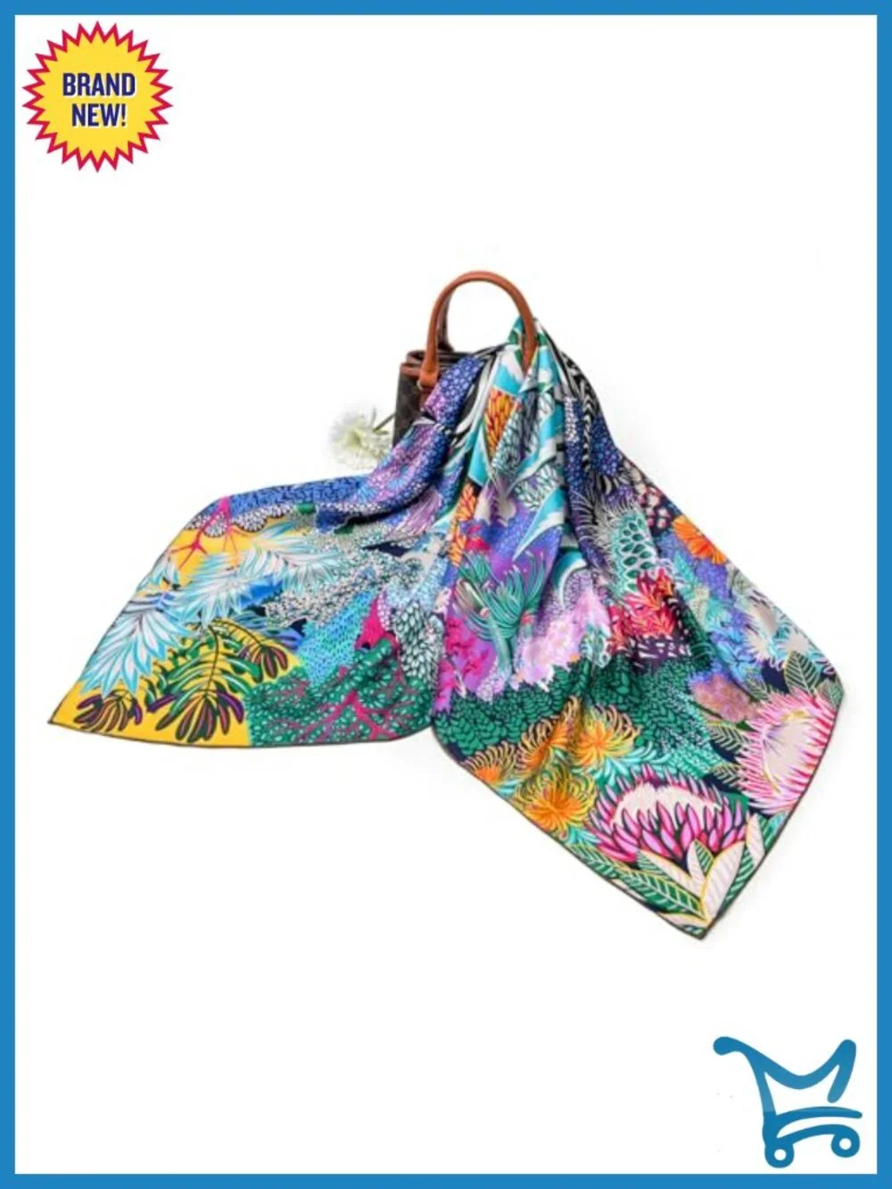 100% Mulberry Silk Scarf 43